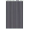 MICROSCALE DECAL PS-2-1/4 - BLACK 1/4" STRIPES
