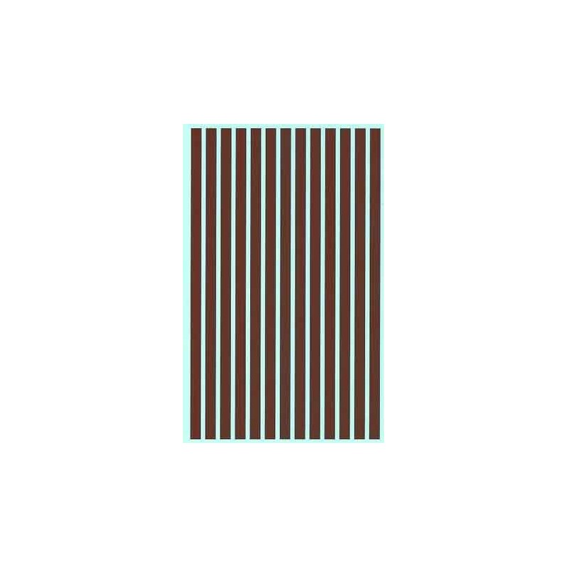 MICROSCALE DECAL PS-5-1/4 - RED 1/4" STRIPES