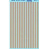 MICROSCALE DECAL PS-6-1/4 - YELLOW 1/4" STRIPES