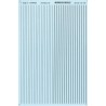 MICROSCALE DECAL 91112 - 1" & 2" BLACK STRIPES - HO SCALE