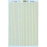MICROSCALE DECAL 91138 - 4" & 6" DULUX GOLD STRIPES - HO SCALE