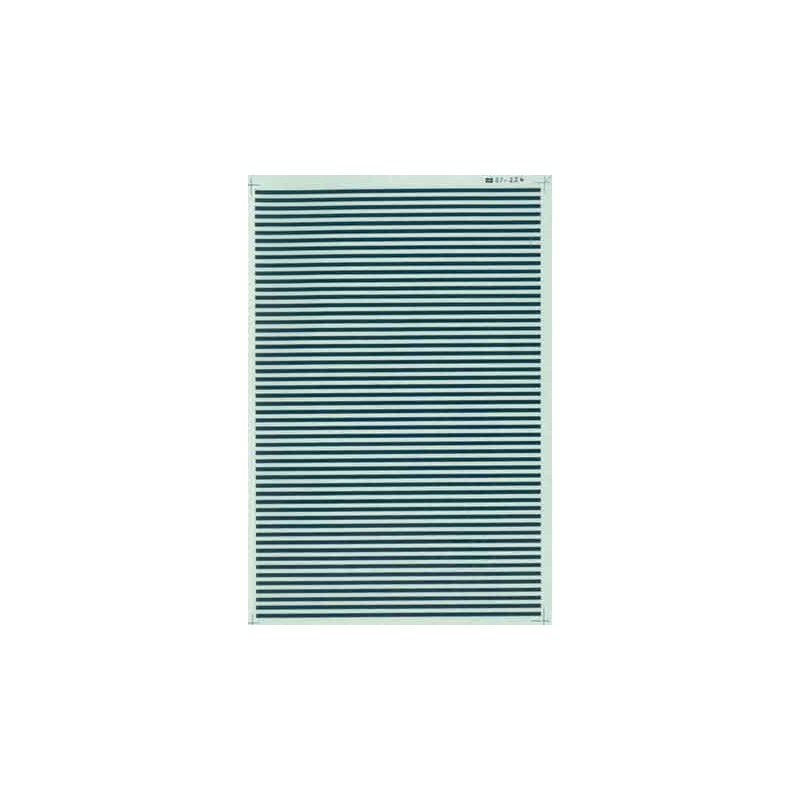 MICROSCALE DECAL 91147 - 6" BLUE STRIPES - HO SCALE