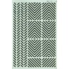 MICROSCALE DECAL 91152 - 8" 45 DEGREE BARRICADE BLACK STRIPES - HO SCALE