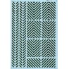 MICROSCALE DECAL 91154 - 8" 45 DEGREE BARRICADE SILVER STRIPES - HO SCALE