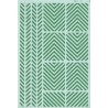 MICROSCALE DECAL 91159 - 8" 45 DEGREE BARRICADE GREEN STRIPES - HO SCALE