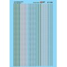 MICROSCALE DECAL 60-1360 - SAFETY STRIPES - N SCALE