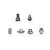 GRANDT LINE 6 - BOXCAR DOOR HANGERS & STOPS - O SCALE