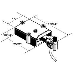 KADEE 805 MEDIUM CENTRESET METAL COUPLER WITH METAL GEAR BOX - O SCALE