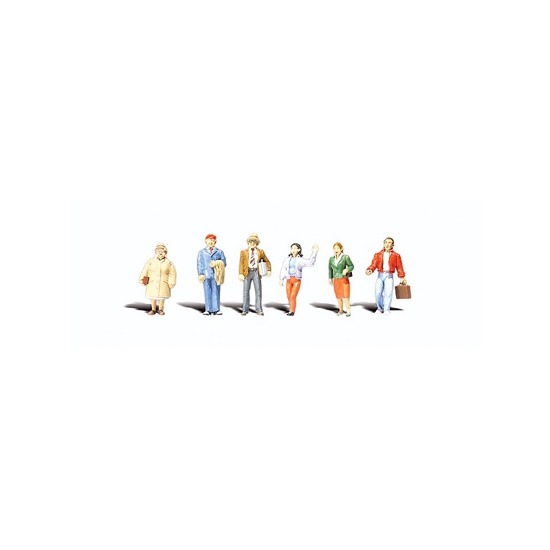 WOODLAND A2730 PAINTED FIGURES - GENERAL PUBLIC - O SCALE