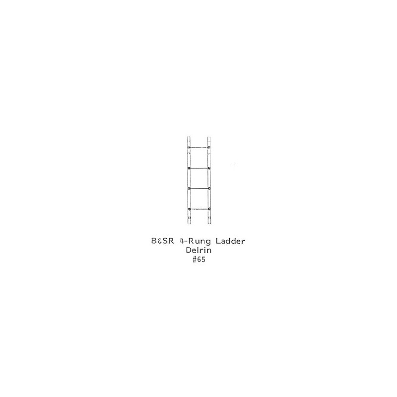 GRANDT LINE 65 - B&SR 4 RUNG LADDER - O SCALE