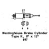 GRANDT LINE 97 - WESTINGHOUSE K TYPE BRAKE CYLINDER - O SCALE