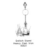 GRANDT LINE 3021 - HEAVY CAST IRON SWITCH STAND - O SCALE