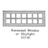 GRANDT LINE 3738 - RECESSED WINDOW OR SKYLIGHT 100" X 36" - O SCALE