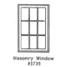 GRANDT LINE 3739 - MASONRY WINDOW 4' X 6' - O SCALE