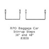 GRANDT LINE 3820 - RPO / BAGGAGE CAR STIRRUP STEP - O SCALE