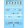MICROSCALE DECAL 60-931 - BRITISH COLUMBIA RAILWAY / PACIFIC GREAT EASTERN CABOOSES - N SCALE