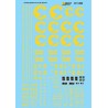 MICROSCALE DECAL 60-1280 - CHESSIE SYSTEM 40' & 50' BOXCARS - N SCALE