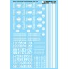 MICROSCALE DECAL 60-528 - ILLINOIS CENTRAL DIESEL LOCOMOTIVES - N SCALE