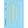 MICROSCALE DECAL 60-933 - NEW YORK CENTRAL PASSENGER CARS - N SCALE