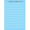MICROSCALE DECAL 60-1121 - NORFOLK SOUTHERN DIESEL LOCOMOTIVE SILL STRIPES - N SCALE