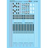 MICROSCALE DECAL 60-1383 - PENN CENTRAL PASSENGER CARS & METROLINERS - N SCALE