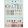 MICROSCALE DECAL 60-169 - UNION PACIFIC DIESEL LOCOMOTIVES - N SCALE