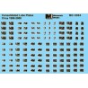 MICROSCALE DECAL 60-5004 - COTS TRIPLE PANELS 1990+ - N SCALE