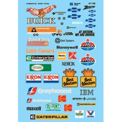 MICROSCALE DECAL 60-198 - STRUCTURE SIGNS - AUTOMOTIVE & BUSINESSES - N SCALE