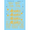 MICROSCALE DECAL 87-710 - ALBERTA COVERED HOPPERS - HO SCALE