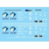 MICROSCALE DECAL MC-4370 - ARCHER DANIELS MIDLAND TANK CARS - 2001+ - HO SCALE