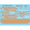 MICROSCALE DECAL MC-4261NOS - ALLEGHENY RAILROAD DIESEL LOCOMOTIVES - HO SCALE