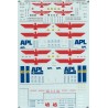 MICROSCALE DECAL 87-487 - AMERICAN PRESIDENT LINE CONTAINERS - HO SCALE