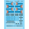 MICROSCALE DECAL 87-100 - AMTRAK DIESEL LOCOMOTIVES - HO SCALE