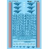 MICROSCALE DECAL 87-1267 - AMTRAK DIESEL LOCOMOTIVES - HO SCALE