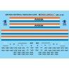 MICROSCALE DECAL MC-4155 - AMTRAK MATERIAL HANDLING CARS - HO SCALE