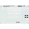 MICROSCALE DECAL MC-4295 - ARCATA & MAD RIVER 50' DOUBLE DOOR BOXCAR - HO SCALE