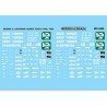 MICROSCALE DECAL MC-4099 - ARIZONA & CALIFORNIA HUSKY STACK CONTAINER CAR  - HO SCALE