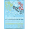 MICROSCALE DECAL 87-940 - ATLANTIC COAST LINE FREIGHT CARS - HO SCALE