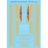 MICROSCALE DECAL 87-885 - BOSTON & MAINE DIESEL LOCOMOTIVES - HO SCALE