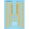 MICROSCALE DECAL 87-909 - BOSTON & MAINE DIESEL LOCOMOTIVES - HO SCALE