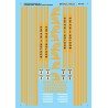 MICROSCALE DECAL 87-919 - BOSTON & MAINE DIESEL LOCOMOTIVES - HO SCALE