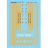 MICROSCALE DECAL 87-970 - BOSTON & MAINE DIESEL LOCOMOTIVES - HO SCALE
