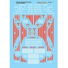 MICROSCALE DECAL 87-984 - BOSTON & MAINE DIESEL LOCOMOTIVES - HO SCALE