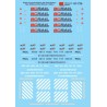 MICROSCALE DECAL 87-726 - BRITISH COLUMBIA RAILWAY DIESEL LOCOMOTIVES - HO SCALE