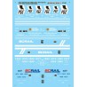 MICROSCALE DECAL 87-931 - BRITISH COLUMBIA RAILWAY / PACIFIC GREAT EASTERN CABOOSES - HO SCALE