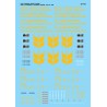 MICROSCALE DECAL 87-718 - CANADIAN WHEAT BOARD GRAIN COVERED HOPPER - HO SCALE