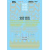 MICROSCALE DECAL 87-641 - CANADIAN NATIONAL DIESEL LOCOMOTIVES - HO SCALE