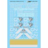 MICROSCALE DECAL 87-746 - CANADIAN NATIONAL DIESEL LOCOMOTIVES - HO SCALE