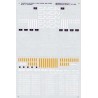 MICROSCALE DECAL 87-829 - CANADIAN NATIONAL 5 UNIT DOUBLE STACK CARS - HO SCALE