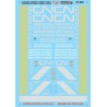 MICROSCALE DECAL 87-939 - CANADIAN NATIONAL DIESEL LOCOMOTIVES - HO SCALE
